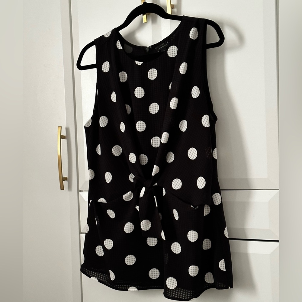 Ann Taylor Polkadot Blouse